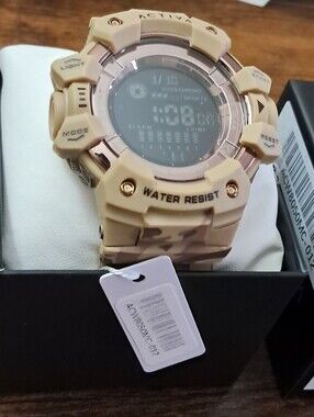 Activa X Invicta 50MM Beige Camo Digital Essentials Men's
